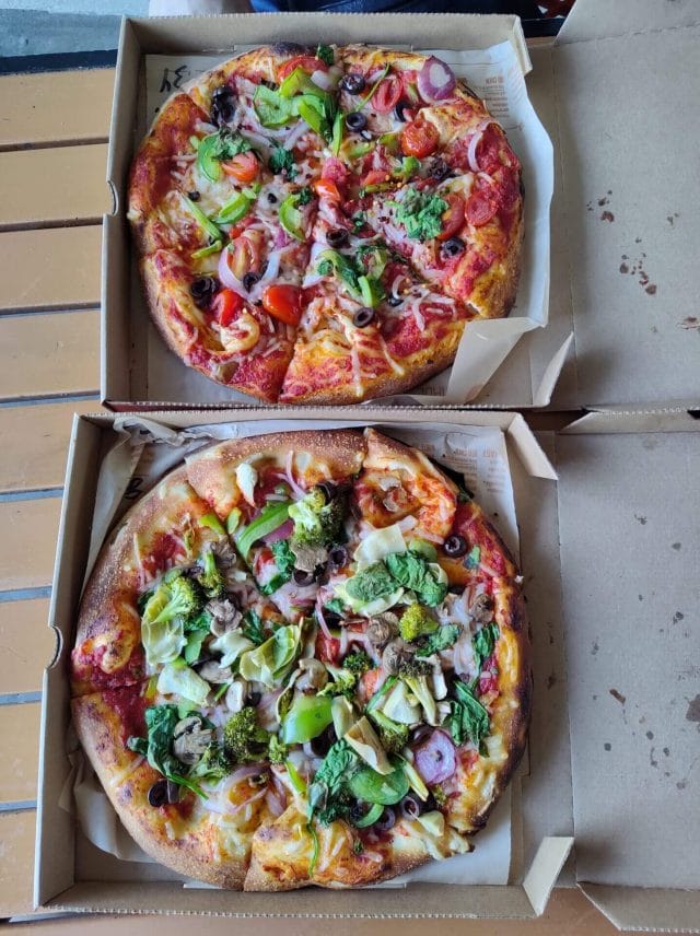 Blaze Pizza Davie - 11" Vegan Pizza 1 The FL Vegan - Blaze Pizza Davie