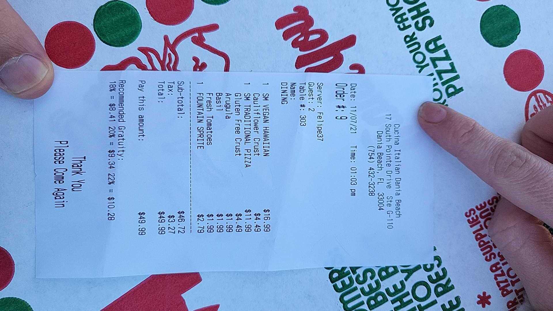 The FL Vegan - Cucina Italiana Dania Beach